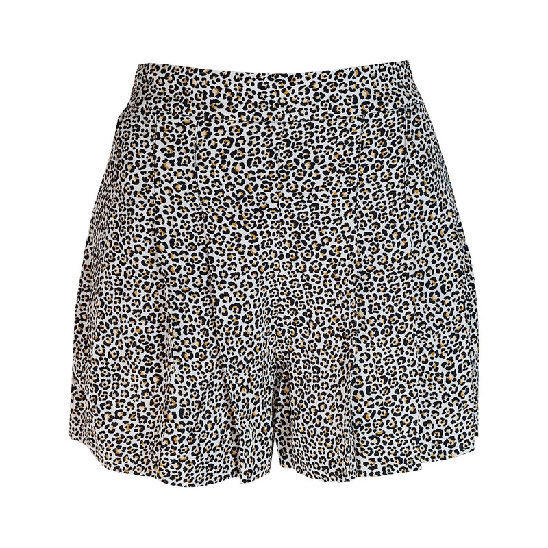 شلوارک زنانه مانگو مدل SS3617 طرح پلنگی