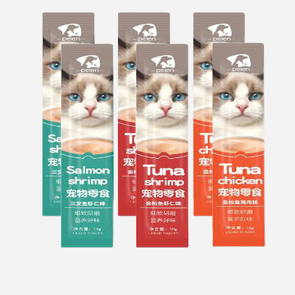 خرید و قیمت بستنی گربه پین مدل تن با میگو و سالمون با میگو و تن با مرغ وزن 15 گرم مجموعه 6 عددی