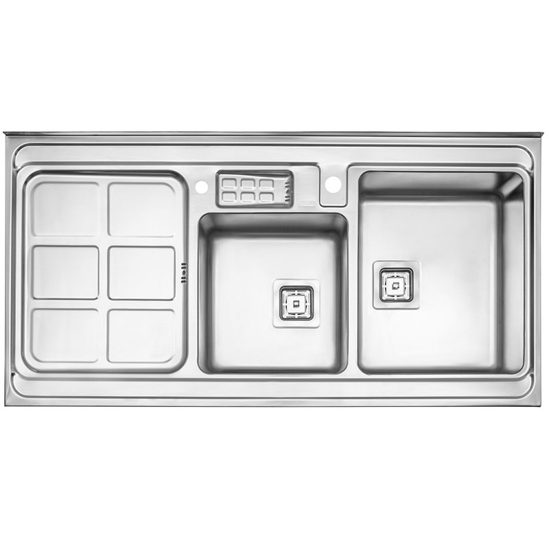 خرید و قیمت سینک ظرفشویی استیل البرز مدل 855 روکار