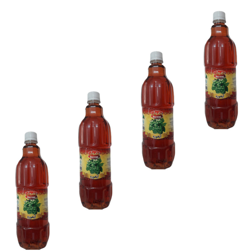 خرید و قیمت آبغوره رضوان - 1 لیتر بسته 4 عددی