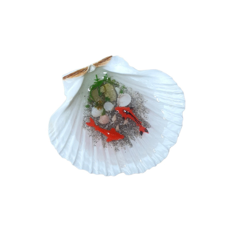 ظرف ماهی هفت سین مدل صدف