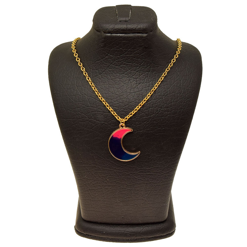 گردنبند زنانه دلنار گالری مدل ماه آبرنگی