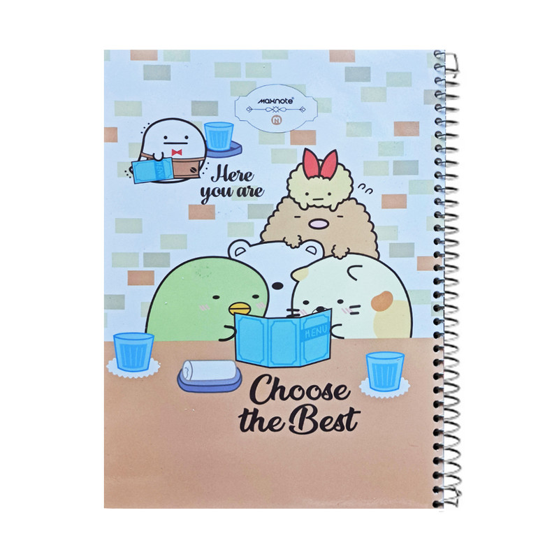 خرید و قیمت دفتر مشق 40 برگ مکث نوت طرح حیوانات کد 630