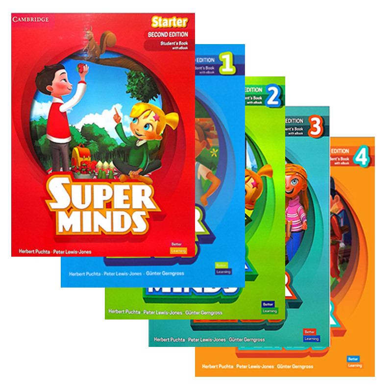 کتاب Super Minds اثر جمعی از نویسندگان انتشارات الوندپویان 5 جلدی