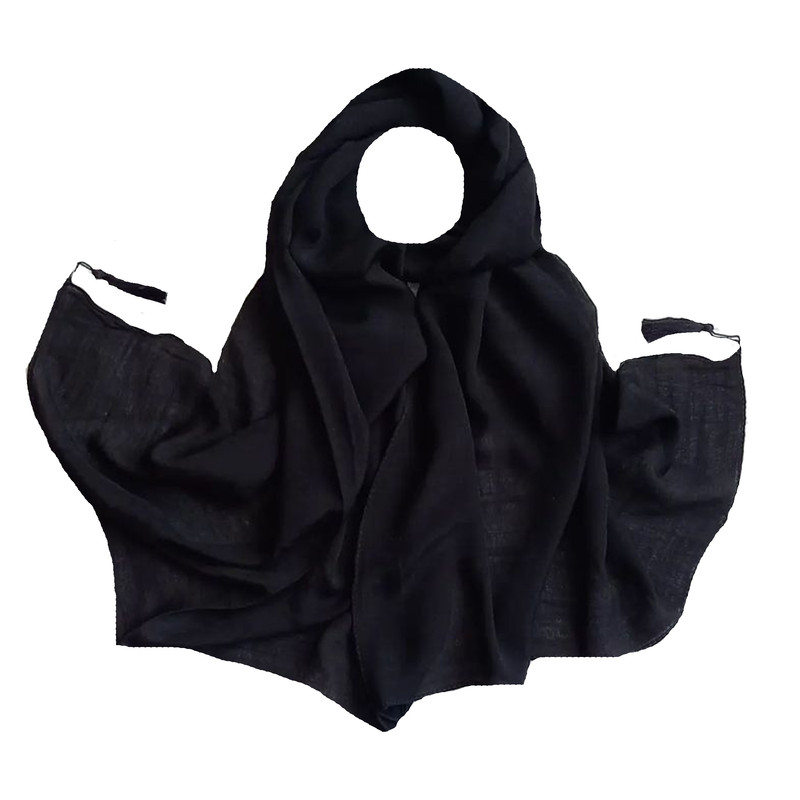 شال زنانه مدل نخی تابستونی منگوله دار کد 2087