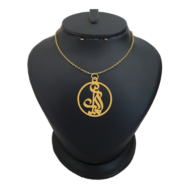 گردنبند نقره زنانه لیردا مدل اسم المیرا کد 0082 MHR