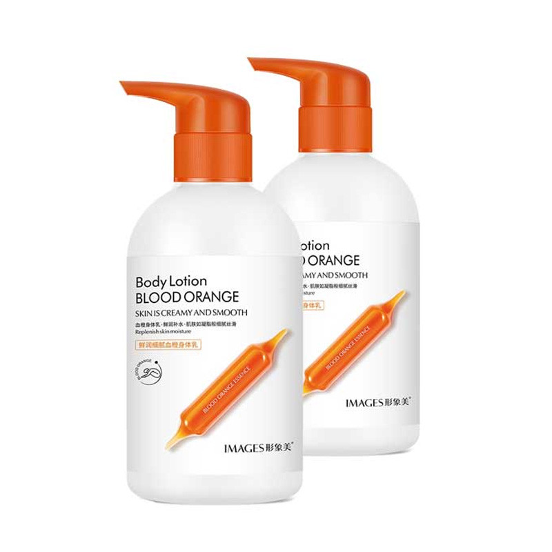 لوسیون بدن ایمجز مدل پرتقال خونی وزن 250 میلی لیتر مجموعه 2 عددی