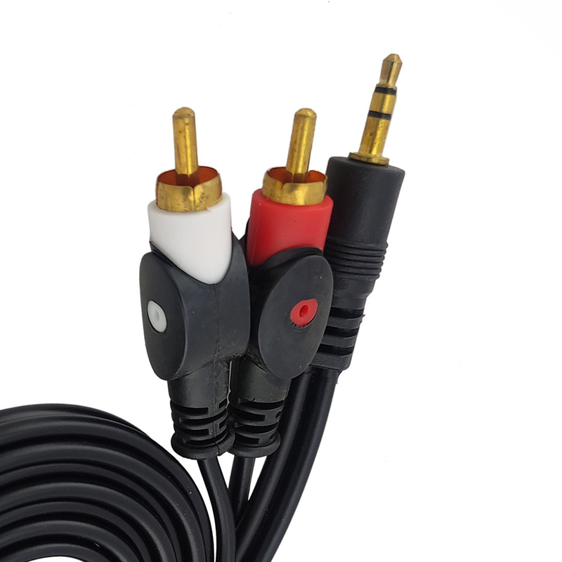 کابل تبدیل 2 به 1 RCA به جک 3.5 میلیمتری رویال مدل r1.5 طول 1.5 متر