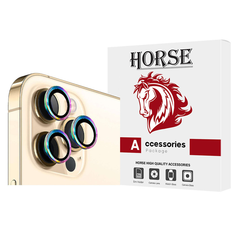 محافظ لنز دوربین هورس مدل RINGHOR مناسب برای گوشی موبایل اپل iPhone 12 Pro Max