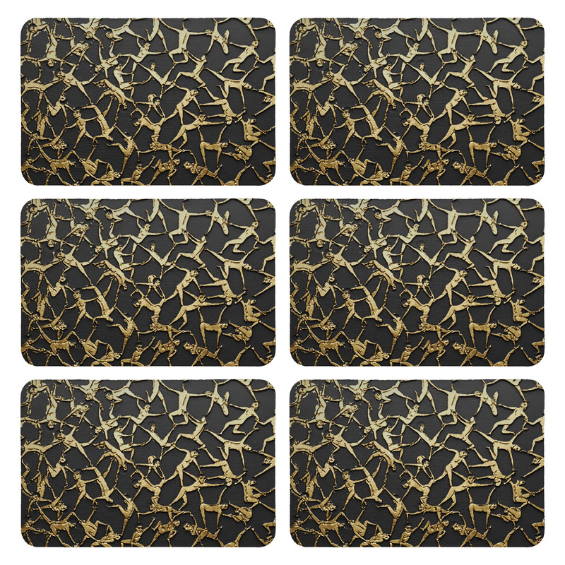 زیربشقابی طرح کلاسیک کد 8814 بسته 6 عددی