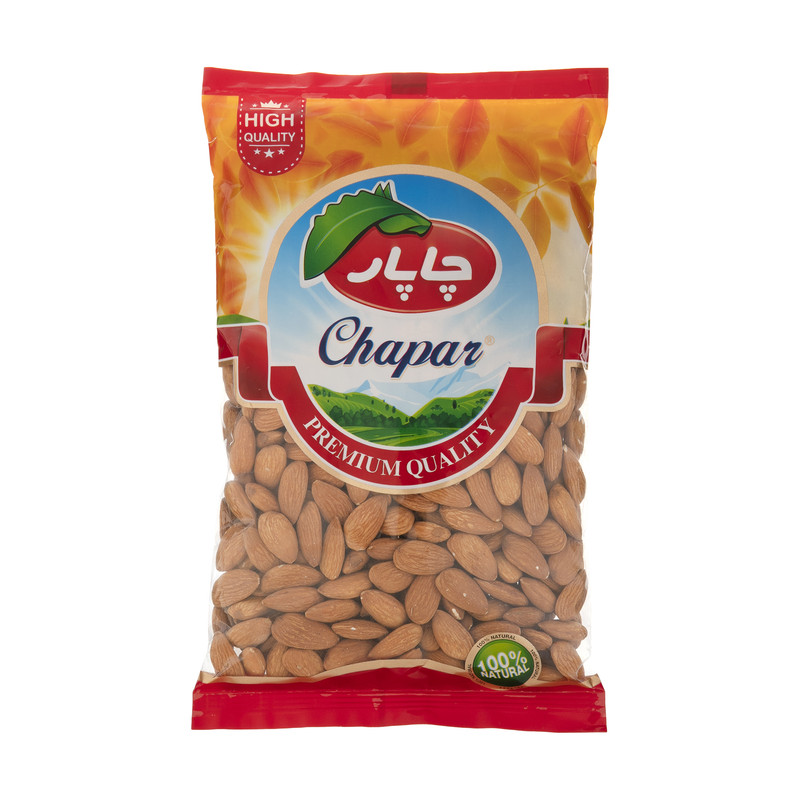 خرید و قیمت بادام درختی خام چاپار - 540 گرم