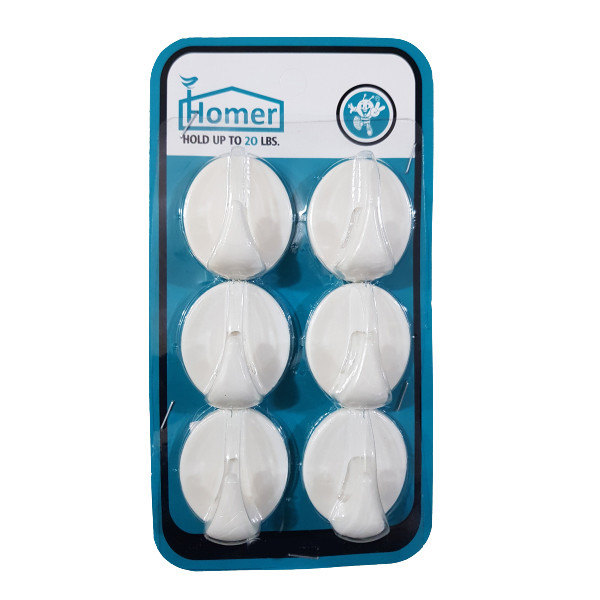 خرید و قیمت آویز حوله هومر کد 0125 بسته 6 عددی