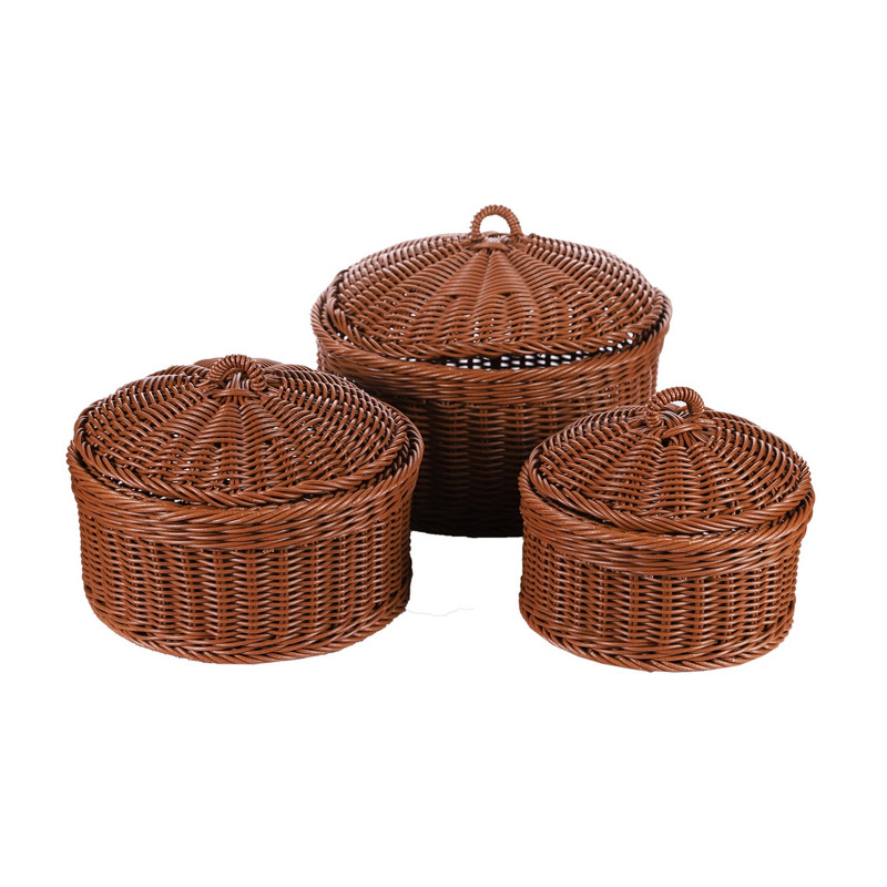 سبد آشپزخانه مدل بافت بیتا مجموعه 3 عددی