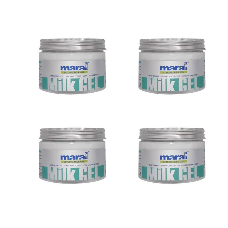 میلک ژل مارال مدل آلوئه ورا حجم 300 میلی لیتر بسته 4 عددی