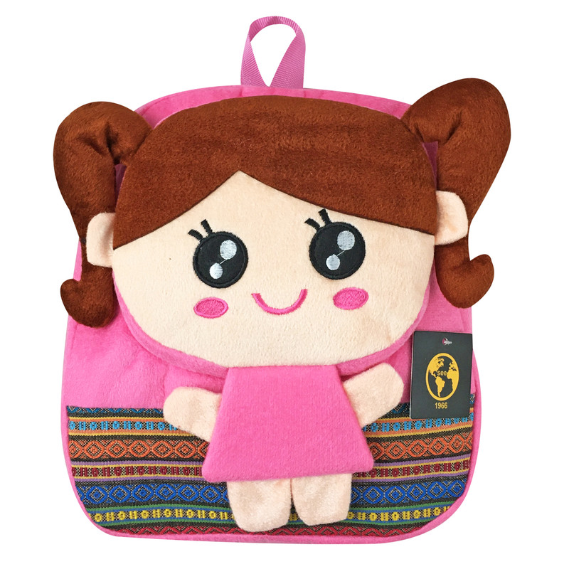 کوله پشتی کودک سیی مدل دختر گیسو کد 0016