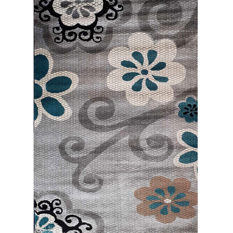 فرش ماشینی توس مشهد طرح آرشا کد 4096 زمینه طوسی