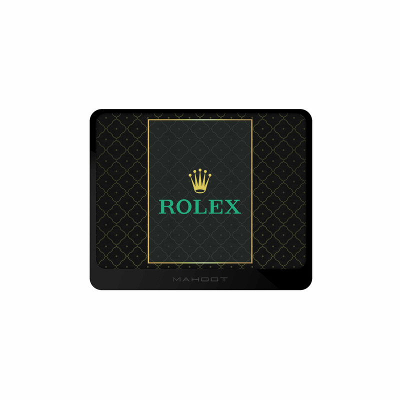 زیر لیوانی ماهوت مدل Rolex-Logo