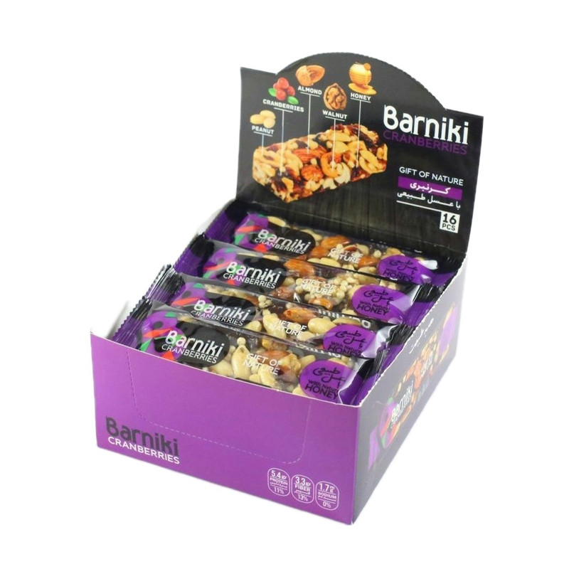 خرید و قیمت نات بار کرنبری بارنیکی - بسته 16 عددی