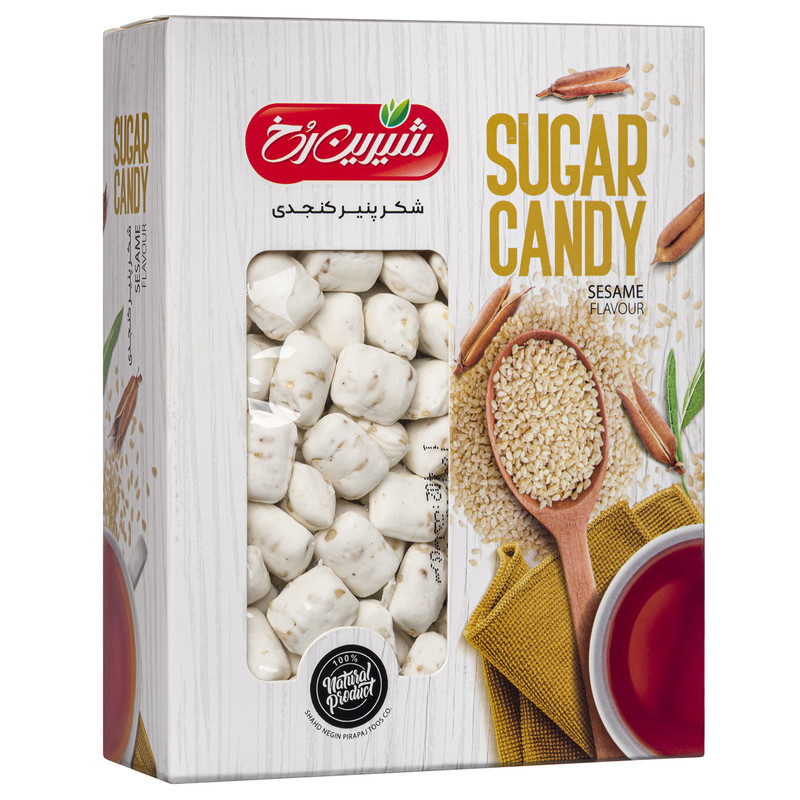 شکر پنیر کنجدی شیرین رخ - 300 گرم