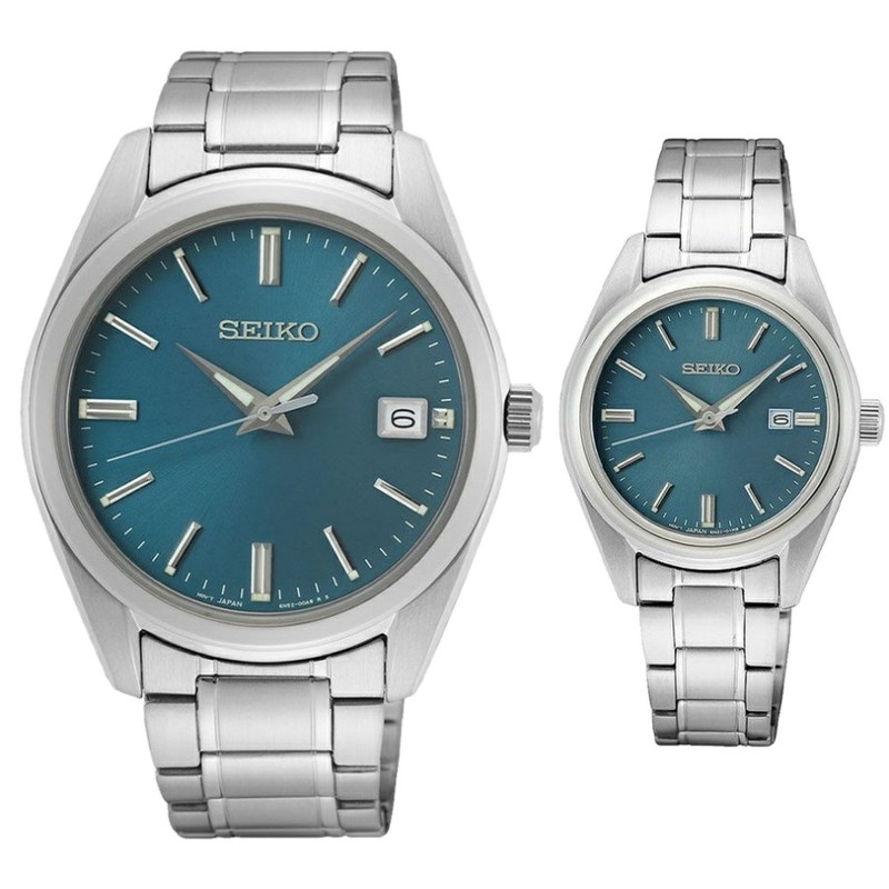 ست ساعت مچی عقربه ای زنانه و مردانه سیکو مدل SUR525P1 و SUR531P1