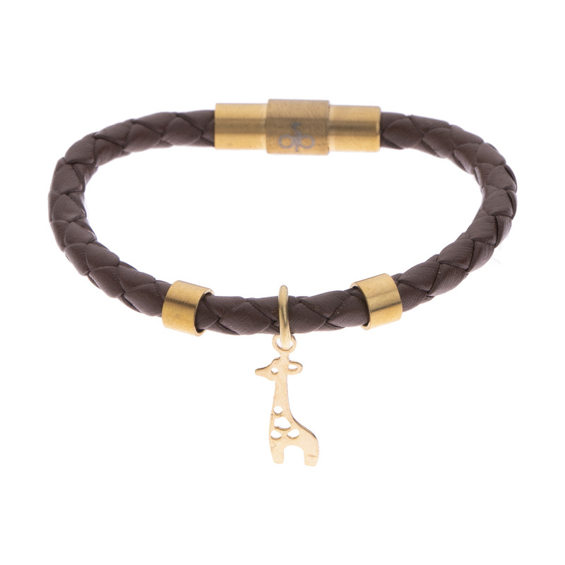 دستبند طلا 18 عیار دخترانه میو گلد مدل N70