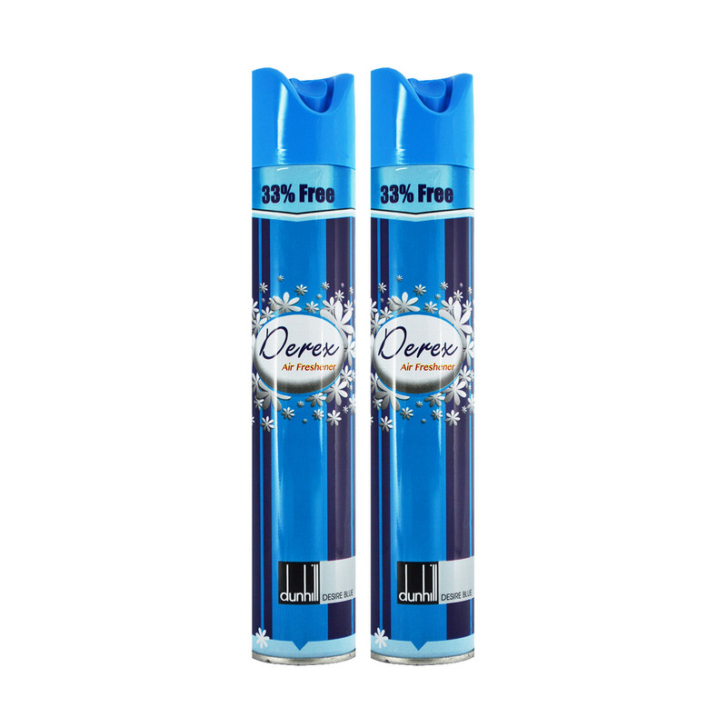 اسپری خوشبوکننده هوا دریکس مدل Dunhill Blue حجم 400 میلی لیتر مجموعه ۲ عددی