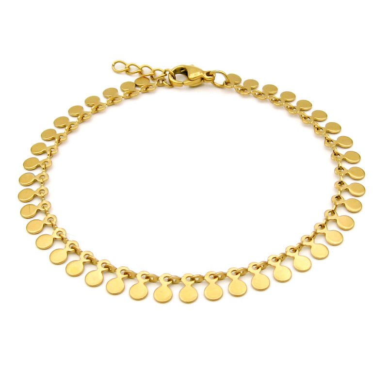 خرید و قیمت دستبند زنانه مانچو مدل پولکی کد bf730