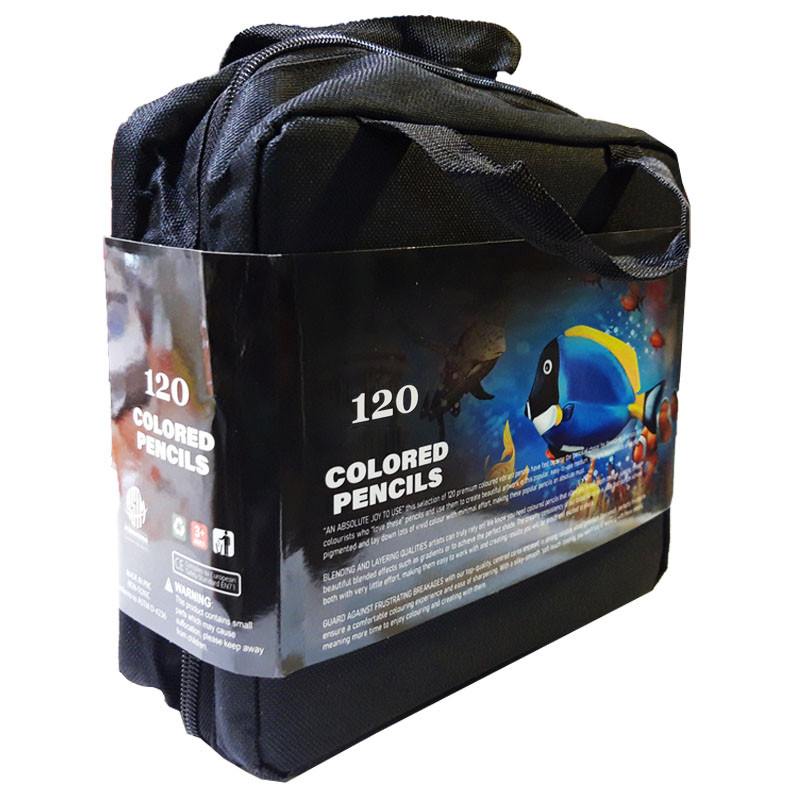 خرید و قیمت مداد رنگی 120 رنگ مدل Flowood طرح کیفی