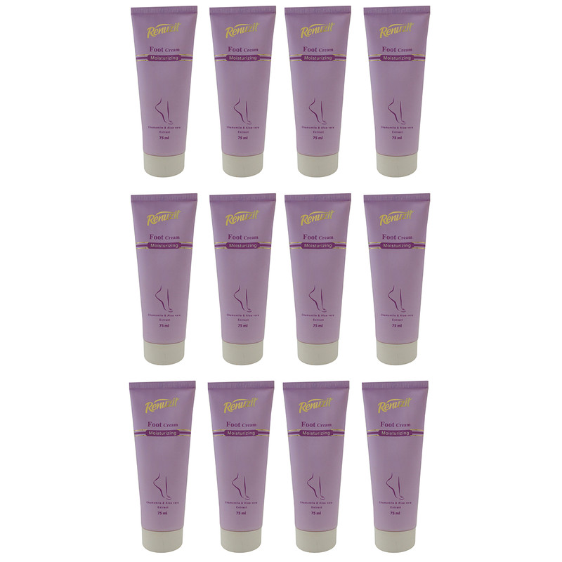 کرم رفع ترک پا رینو زیت مدل آبرسان حجم 75 میلی لیتر مجموعه 12 عددی