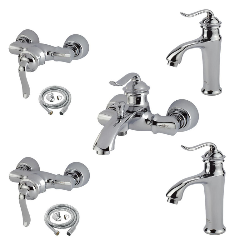 ست شیرآلات کسری مدل دانوب مجموعه 7 عددی