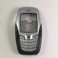 قاب نوکیا Nokia 6600 ( نقره ای مشکی )
