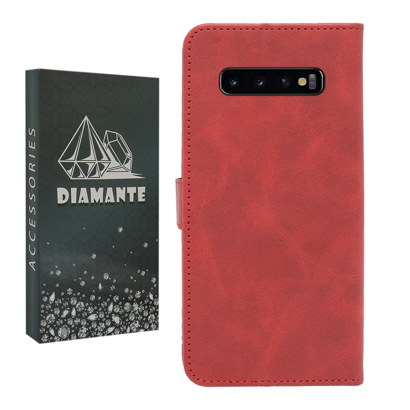 خرید و قیمت کیف کلاسوری دیامانته مدل Bersa Bk مناسب برای گوشی موبایل سامسونگ Galaxy S10