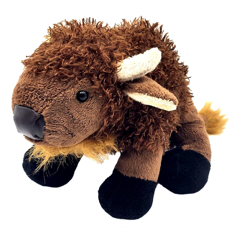 خرید و قیمت عروسک گانز طرح بوفالو مدل GANZ Webkinz Buffalo کد SZ13/1071 طول 21 سانتیمتر