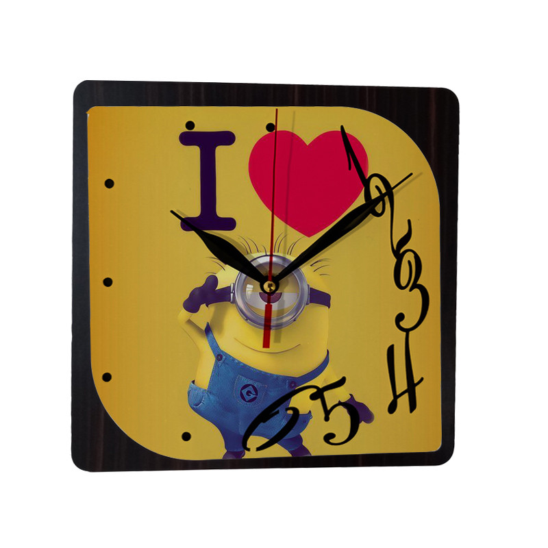 ساعت دیواری کودک طرح مینیون کد Tn12