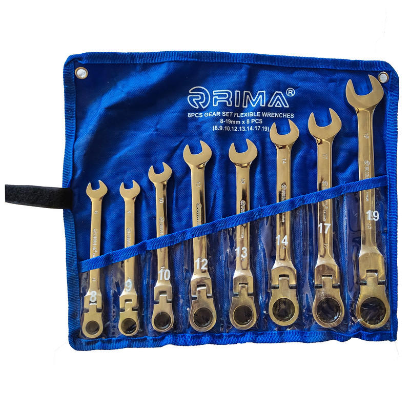 آچار یکسر تخت و یکسر رینگ ریما مدل ART - 8854 مجموعه 8 عددی