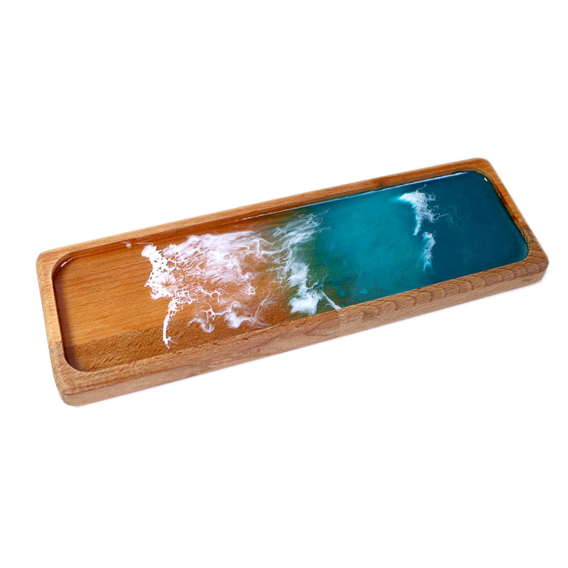 سینی چوبی مدل دریا کد HIH900