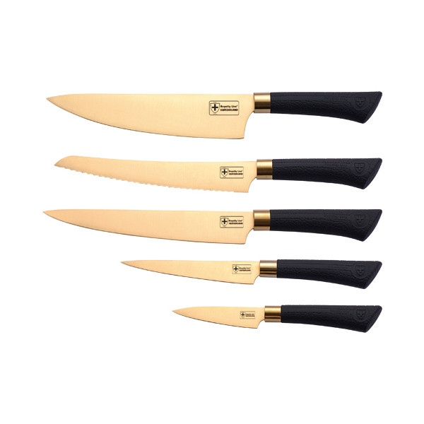 ست چاقوی آشپزخانه 5 پارچه رویالتی لاین مدل RL - TR 5
