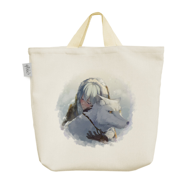 ساک خرید خندالو مدل فوشی و یون انیمه به تو ای ابدی کد 1294