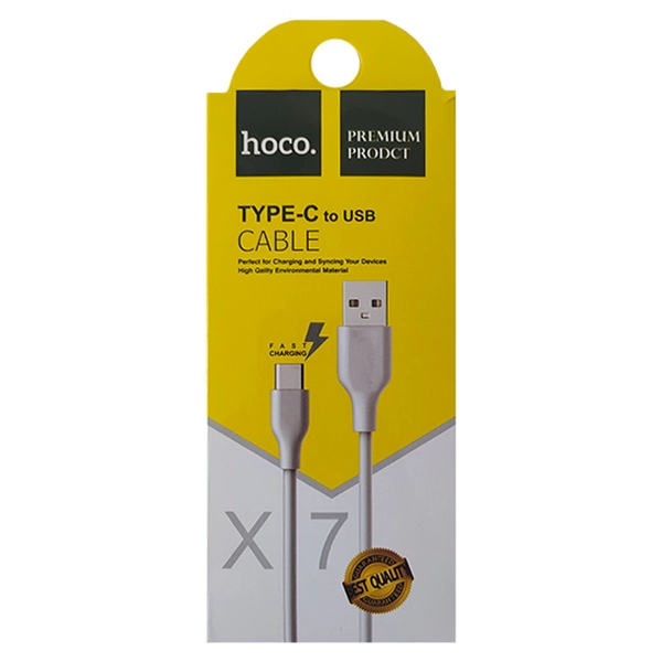 کابل تبدیل USB به USB-C هوکو مدل X7 طول 1 متر 00
