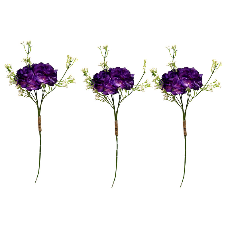 گل مصنوعی مدل آرتانزیا کد 7 مجموعه 3 عددی