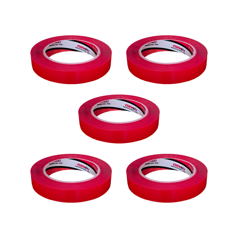 چسب دوطرفه ژله ای چمفیکس مدل Nano عرض 2 سانتی متر بسته 5 عددی