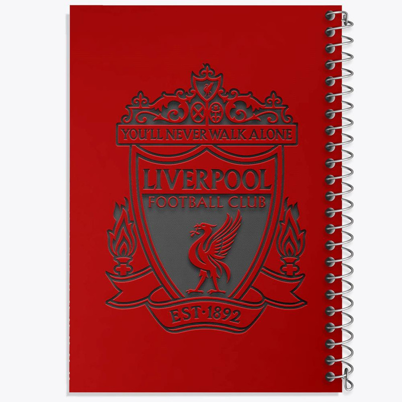 دفتر مشق 100 برگ خندالو طرح باشگاه لیورپول کد 26990