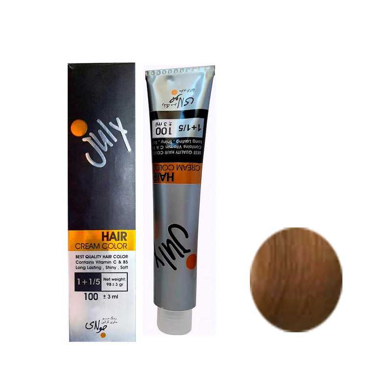 رنگ مو جولای شماره 7.0 حجم 100 میل لیتر رنگ بلوند متوسط