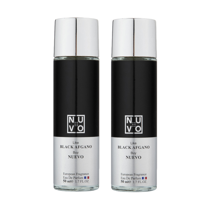 ادو پرفیوم مردانه نوئوو مدل Black Afgano حجم 50 میلی لیتر بسته 2 عددی
