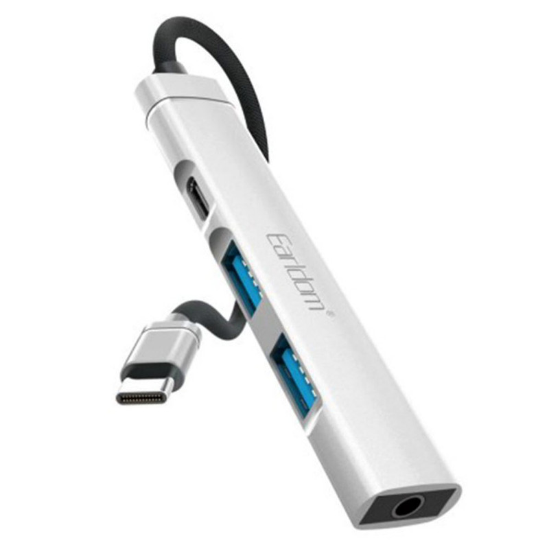 خرید و قیمت هاب 4 پورت USB-C ارلدام مدل HUB20