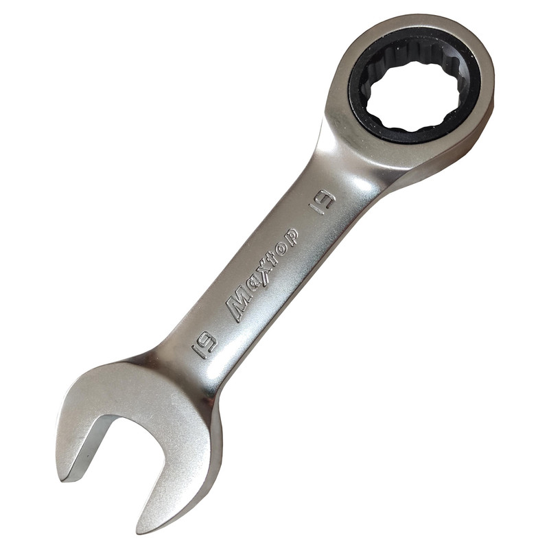 آچار یکسر تخت و یکسر رینگی جغجغه ای مکس تاپ مدل MAX 19 سایز 19 میلی متر