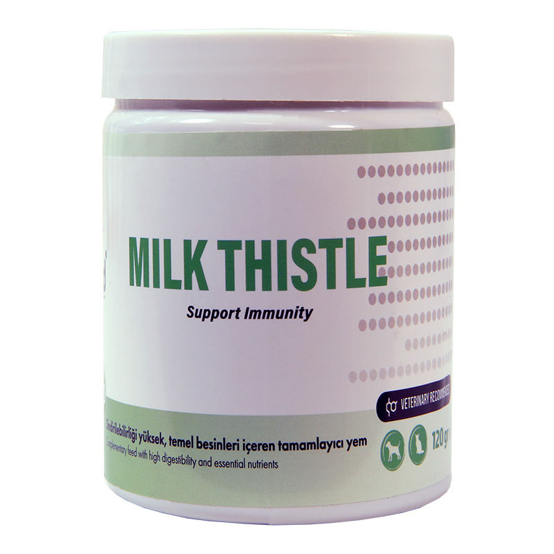 قرص جویدنی سگ و گربه وی اس دی مدل تقویت سیستم ایمنی و کبدی Milk Thistle وزن 120 گرم