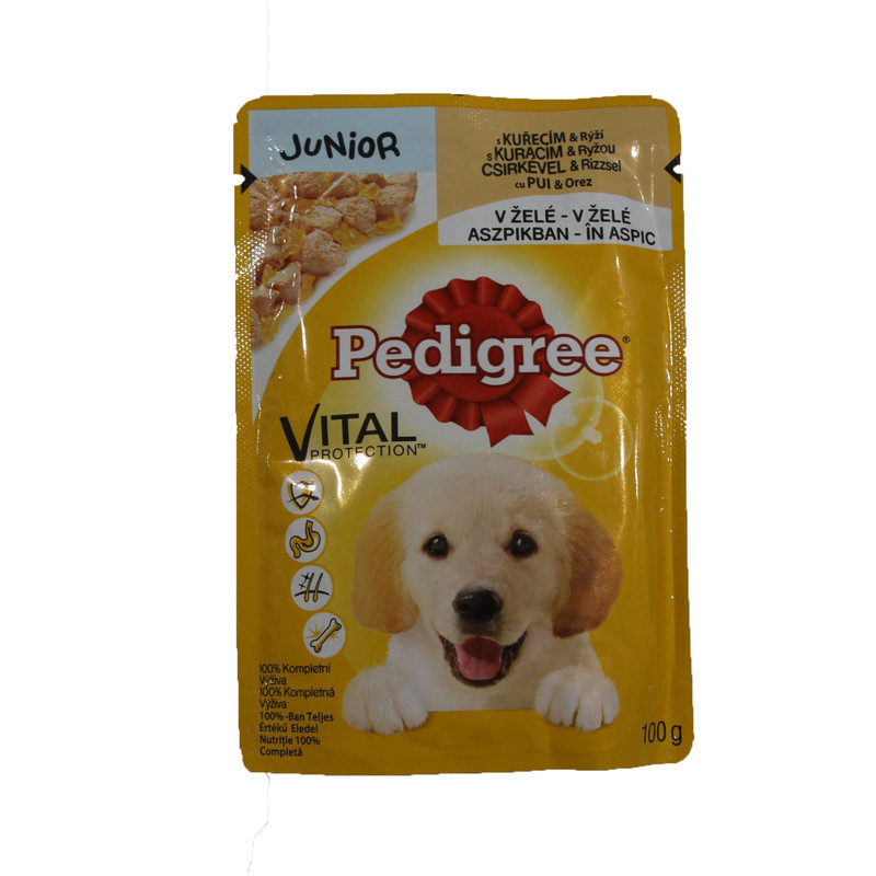 غذای سگ نابالغ پدیگری مدل نرم وزن 100گرم