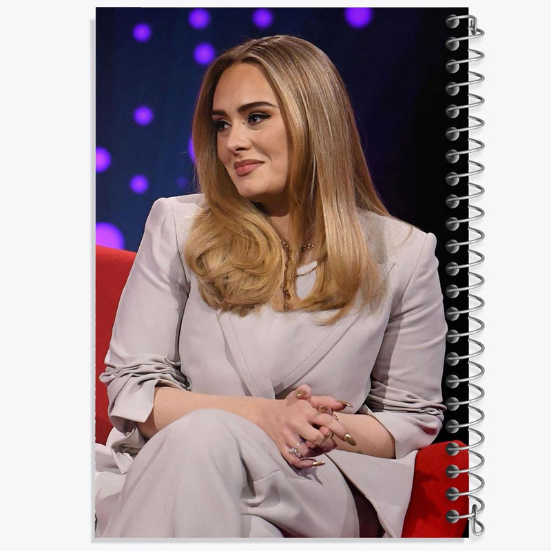 دفتر مشق 50 برگ خندالو مدل ادل Adele کد 19009