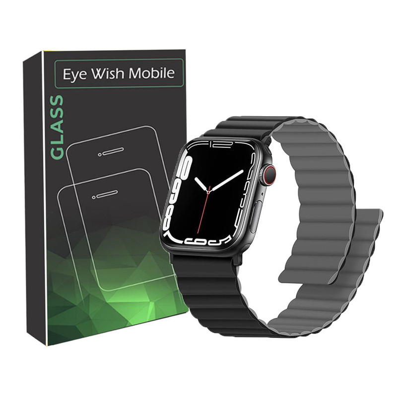 خرید و قیمت بند آی ویش مدل MAGNETIC LOOP DC مناسب برای ساعت هوشمند اپل واچ سری SE/1/2/3/4/5/6/7/8/9/ALUMINUM سایز 42 / 44 / 45 میلی متر